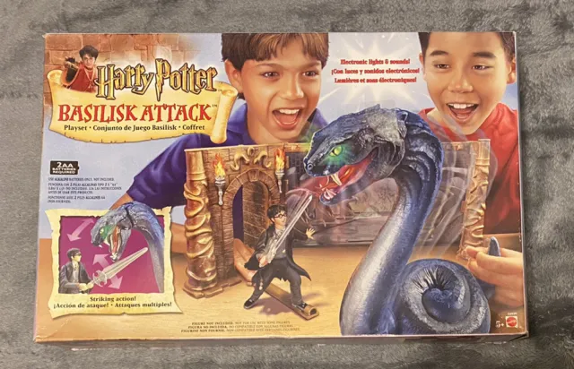Harry Potter: Basilisk Attack - 2002 Mattel Play Set - BRAND NEW SEALED