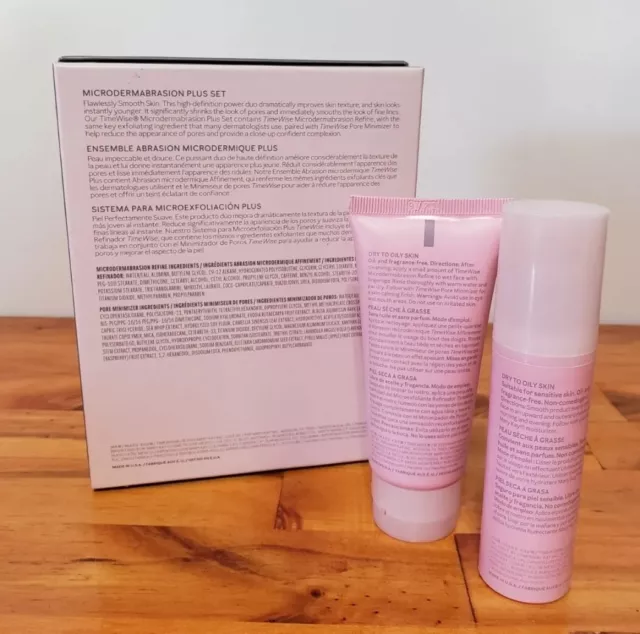 MARY KAY TimeWise Microdermabrasion Plus Set - Pore Minimizer & Refine NIB 2