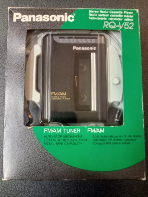 Walkman PANASONIC RQ-V52 Stereo Radio Cassette Player