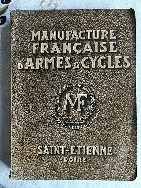 Réédition Pécari catalogue Manufrance 1939