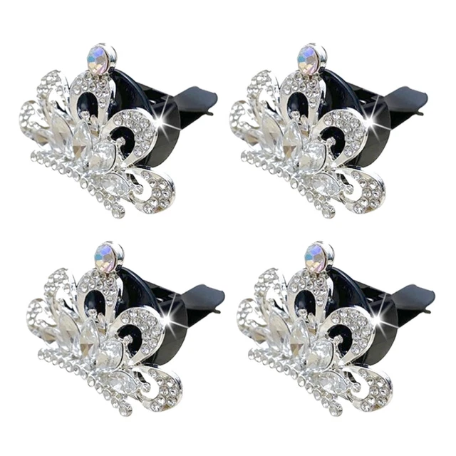 4 Pcs Ornement De Parfum Sortie Automatique Clip Voiture D'arôme D'air Manquer
