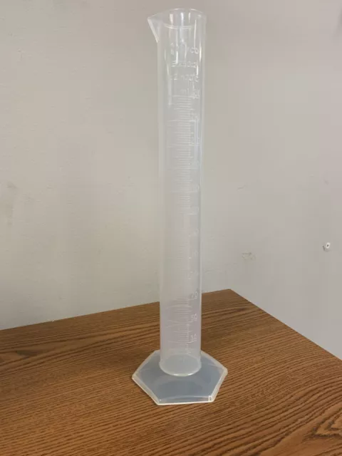 Graduated Plastic Cylinder 250mL Polypropylene NEW