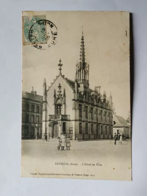 CPA 27 BRETEUIL - L'Hôtel de Ville