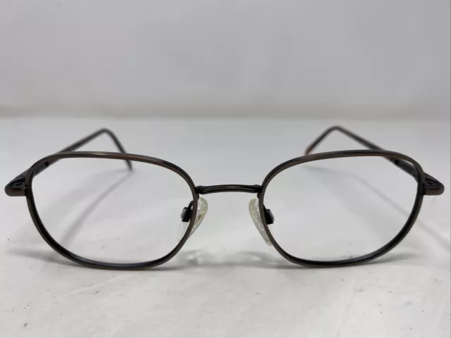 Hudson Optical DG-85 BROWN 52-20-150 Metal Full Rim Eyeglasses Frame XB39