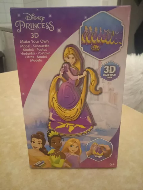 Disney ! Kreativ Set ! Rapunzel 3D Figur ! Mit Zubehör !