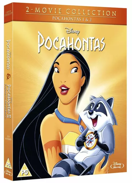 Pocahontas 1 + 2 Double Pack (Blu-ray, 2 Discs, Disney, Region Free) *NEW*