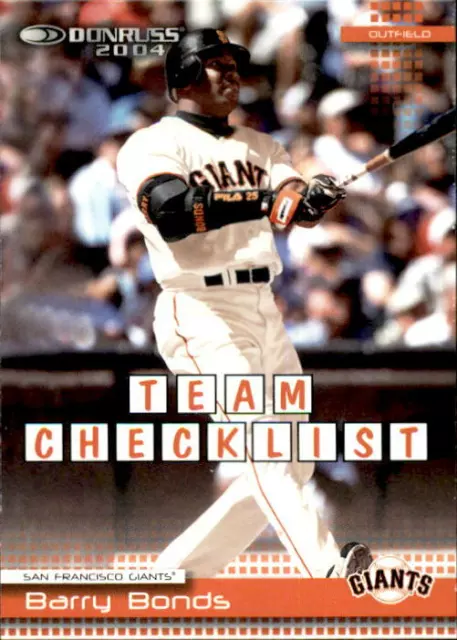 2004 Donruss Baseball Base Cards - Pick Your Cards