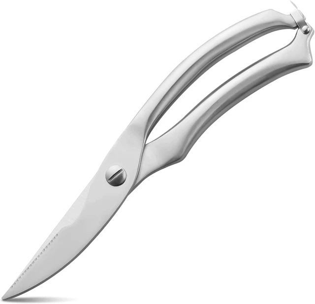 Tijeras de cocina Kyraton de alta resistencia, cizalladura de cocina multiusos cargada con resorte...