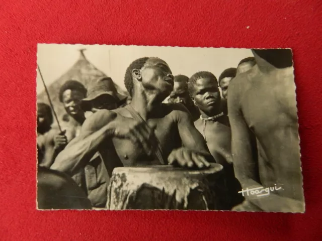 Carte Postale Oubangui Chari Tam Tam Afrique