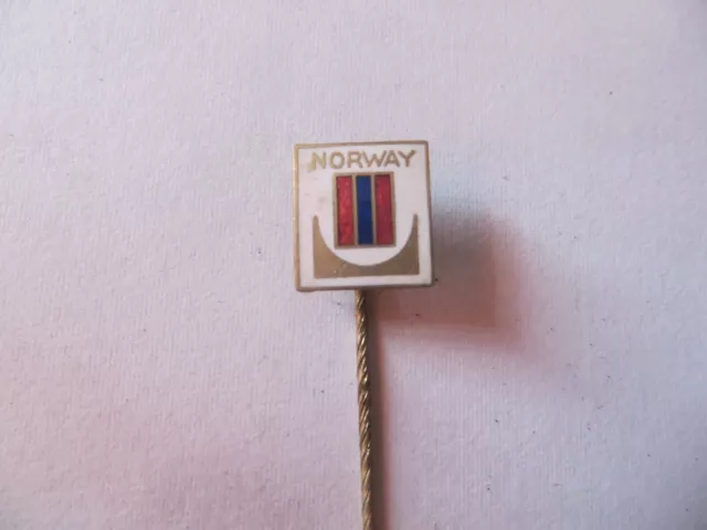 Vintage Norway National Team Football Club  Enamel Pin Badge