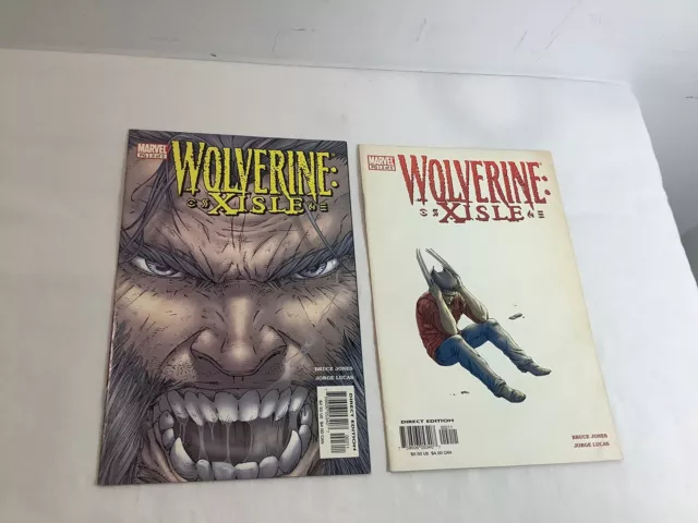 Wolverine Xisle #2 #3 Cover A First Print Marvel Comics 2003