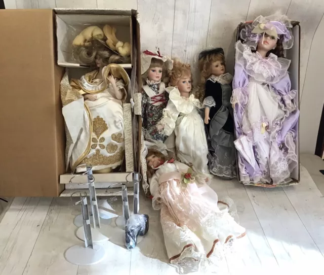 Haunted Porcelain Dolls  Vessels Job Lot Reserved For Rebecca
