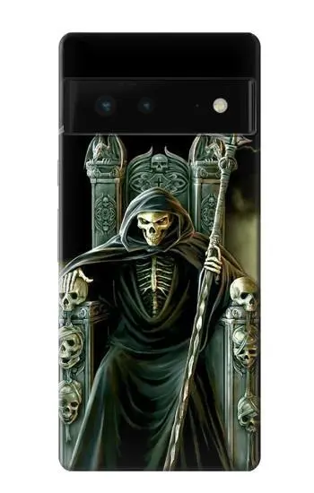 S1024 Grim Reaper Skeleton King Case For Google Pixel 6