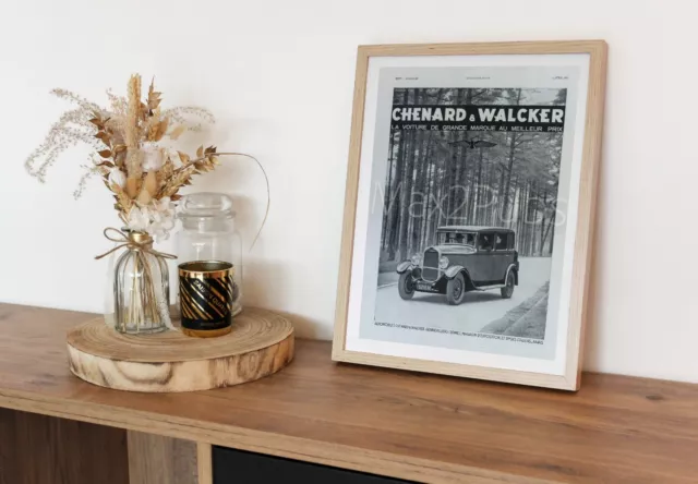 Publicite Chenard Walcker 1931 - Illustration Advertising Ad French