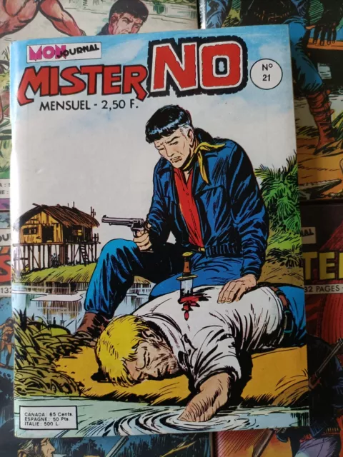 MISTER NO  n° 21  /  Septembre  1977 /  TBE  / MON JOURNAL