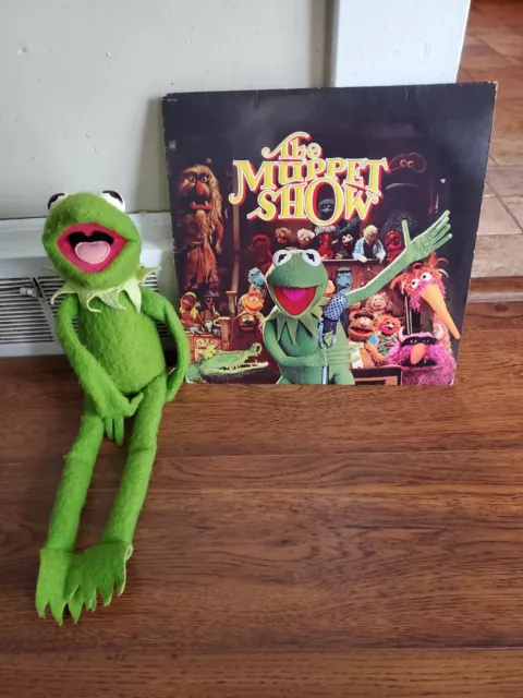 Vintage Plush Kermit the Frog #850 Jim Henson Muppet Doll Fisher Price Toy 1976