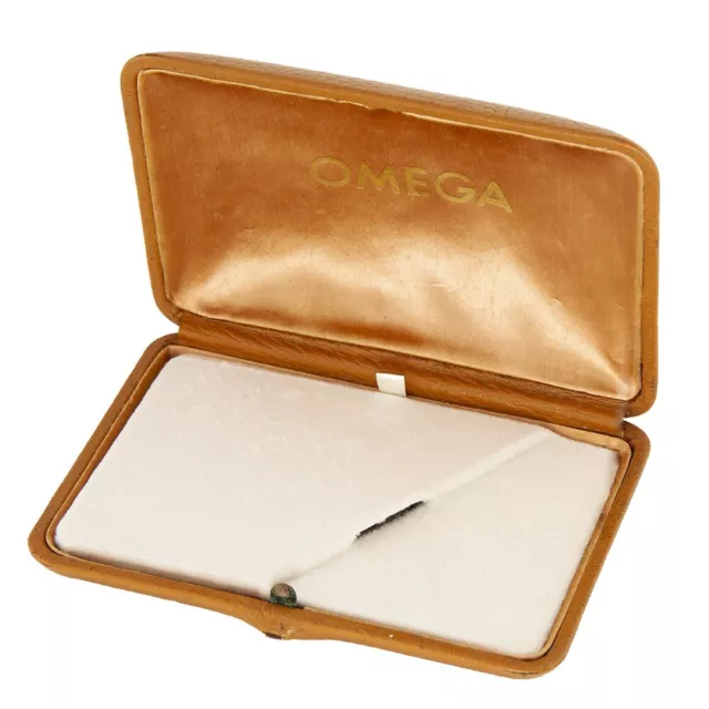 "ICDN" Omega Leather Box, scatola pelle, anni '50