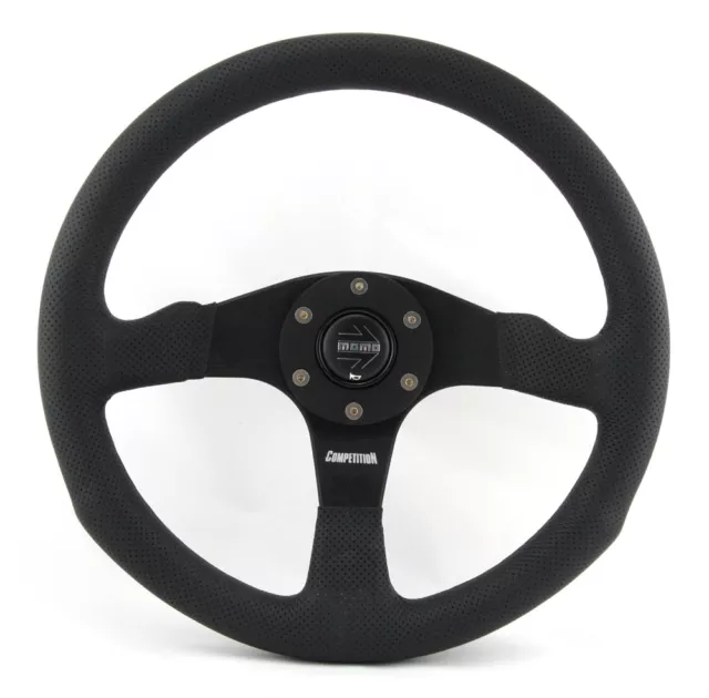 Momo Leder gelocht Sportlenkrad Competition 350mm schwarz black steering wheel v