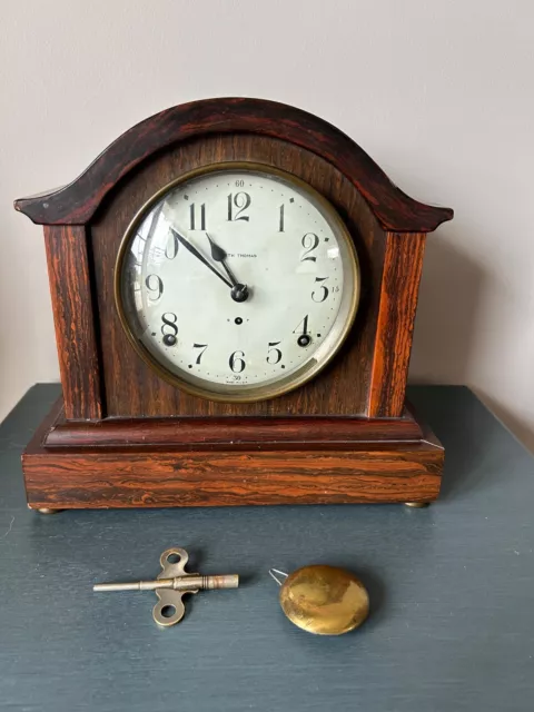 Seth Thomas Adamantine Clock Roy Model, Working Good Condition