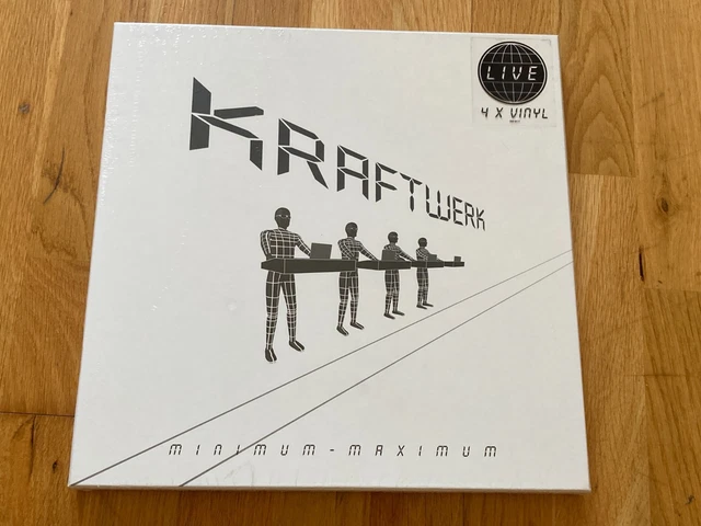 KRAFTWERK レコードMINIMUM-MAXIMUM 4X VINYL Kraftwerk Minimum Maximum - EX UK 4-LP vinyl set — RareVinyl.com