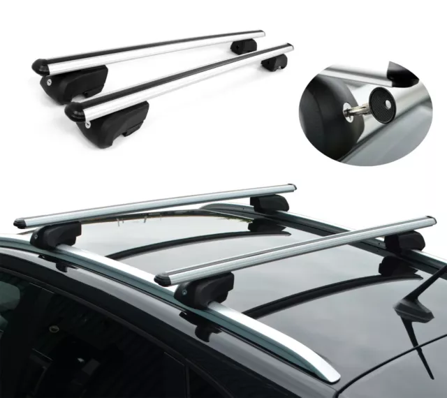 Cross Bars For Roof Rails To Fit Hyundai Tucson (2021+) 75KG Lockable