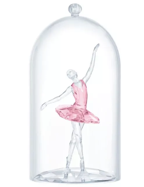 Swarovski Crystal Ballerina Under Bell Jar New In Boxes Etc