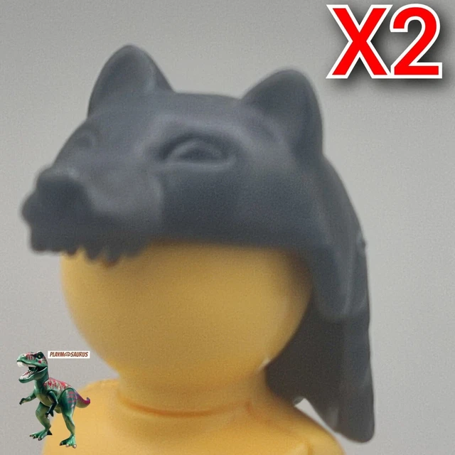 Lot De 2 Casques Playmobil Dorés - Guerrier Médiéval/arabe/égyptien - Pour Figurines Thème Romains/pyramide
