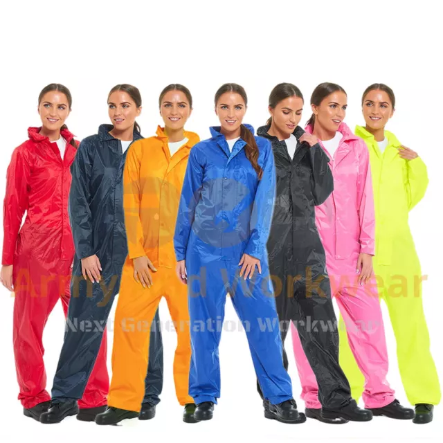 Pro-Dri Imperméable Combinaison Costume Vêtement de Travail Bleu Femmes Hommes