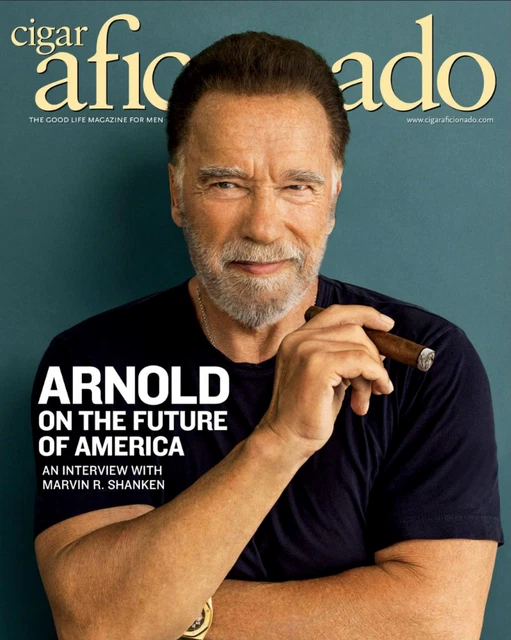 Cigar Aficionado Magazine November/December 2023 Arnold Schwarzenegger NEW!