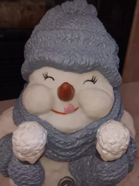 Snow Buddies "Everest" 10" Rubber Musical Animated Bouncing Snowman-SEE VIDEO