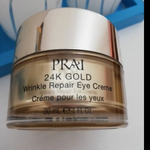 PRAI 24K GOLD Wrinkle Repair Eye Cream Augen Creme 30ml Neu EUR 13,00