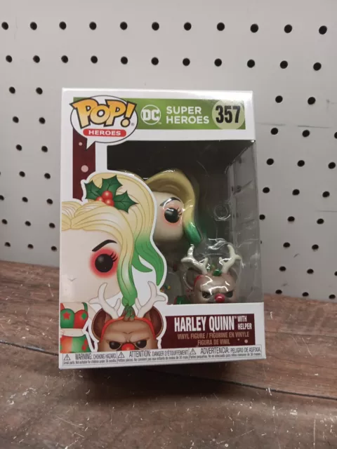 Funko Pop! Heroes DC Holiday Harley Quinn w/Helper