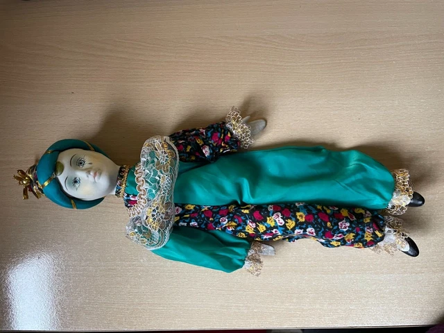 Buste en Porcelaine de Pierrot, Clown Célèbre - Édition Vintage 1980