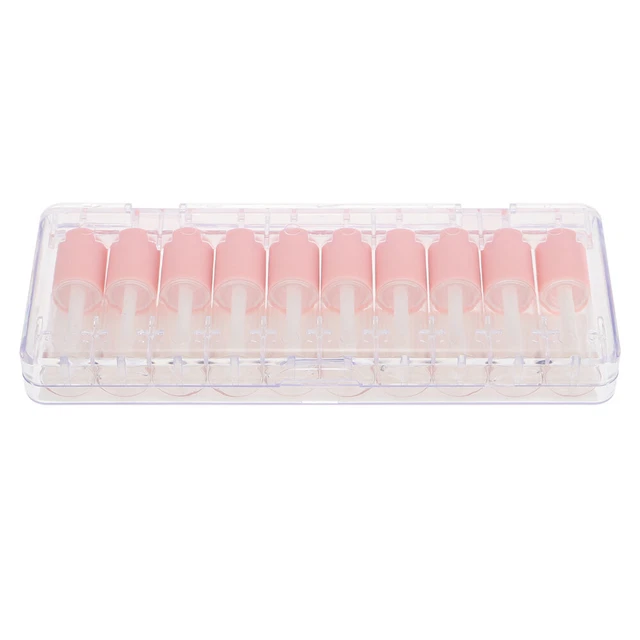 10 piezas tubos hágalo usted mismo contenedor de lápiz labial botellas de bálsamo labial