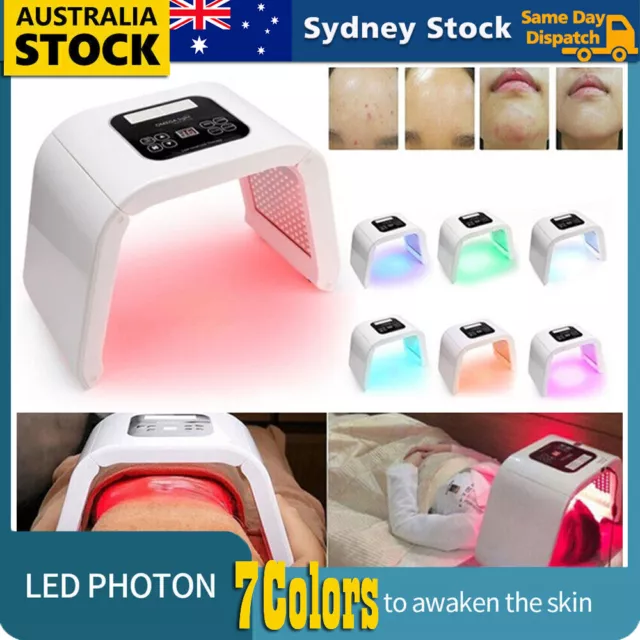 PDT Machine 7 Colors Photon LED Light Therapy Facial Skin Rejuvenation Beauty