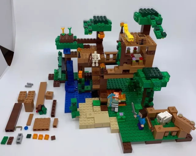 Lego minecraft deals jungle treehouse