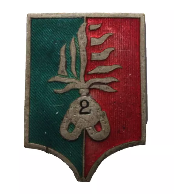 insigne compagnie montée 2ème REI Légion Etrangère Original