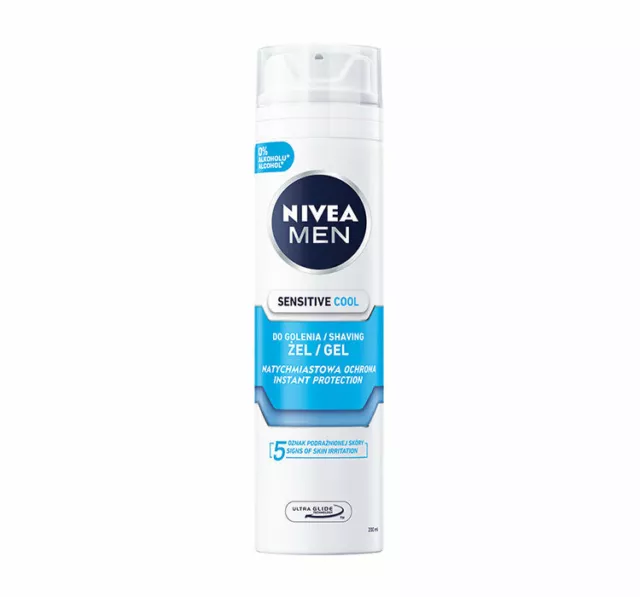 Nivea Men Sensitive Cool Kühlendes Rasiergel 200Ml