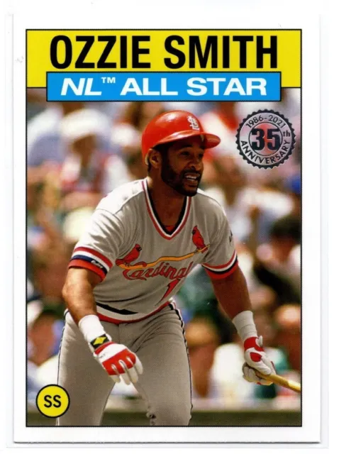 OZZIE SMITH 2021 Topps Baseball Series 35th Anniversary Insert Cardinals  $3.00 - PicClick AU
