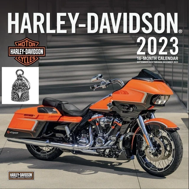 2023 HARLEY DAVIDSON CALENDAR 12X12 W Hawk GUARDIAN BELL biker Gift