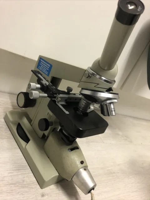 Vintage Lomo Biolam Ct-12  Microscope with Lamp All Working 3