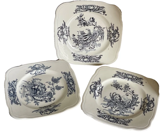 6 Assiettes à Dessert En Grès Gris Marie 20 Cm – Lot Moderne Pour Pâtisseries & Desserts
