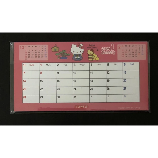 HELLO KITTY 2024 Desk Calendar Sanrio 29.19 PicClick