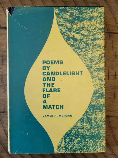 Rare Signed James H. Morgan POEMS BY CANDLELIGHT 1st HB DJ St Louis Black Poet