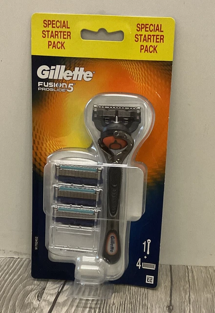 Gilette Fusion 5 Starter Pack 1x Rasierer + 4 Klingen