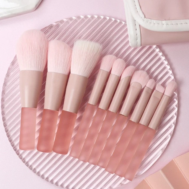 7/10PCS Fiber Contouring Makeup Brushes Acrylic Makeup Tools  Women