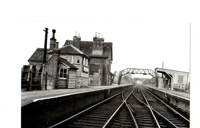 RAIL PHOTO SR LSWR Porton station Wiltshire salisbury idmiston halt