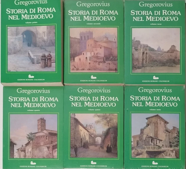 6 libri storia di roma nel medioevo gregorovius ferdinand ed romane