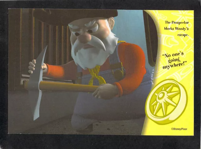 A7353 Advertising Toy Story 2 Disney Pixar Prospector #27 postcard