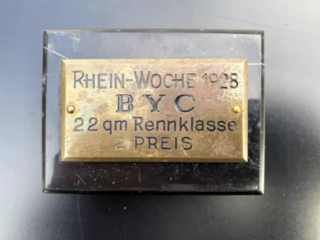BYC - Rhein-Woche 1928 - 22qm Rennklasse - 2.Preis